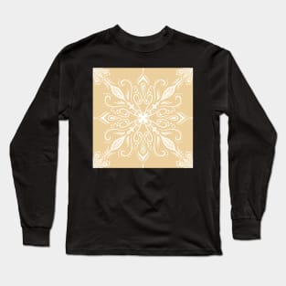 Yellow mandala Long Sleeve T-Shirt